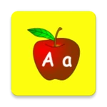 abc for kids alphabet flashcards android application logo